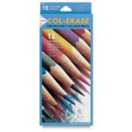 Col-Erase® Erasable Color Pencis 12-color set