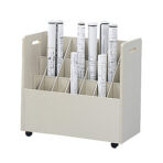 Safco® Mobile Roll File 21 Slots