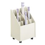 Safco® Mobile Roll File 12 Slots