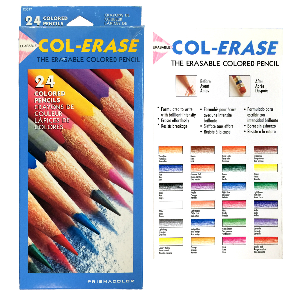 Erasing clearance colored pencil