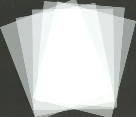 Mylar film paper - 17 inches x 21 inches CUT SIZE • 100 SHEETS - 100  MICRONS BRAND: PRIME